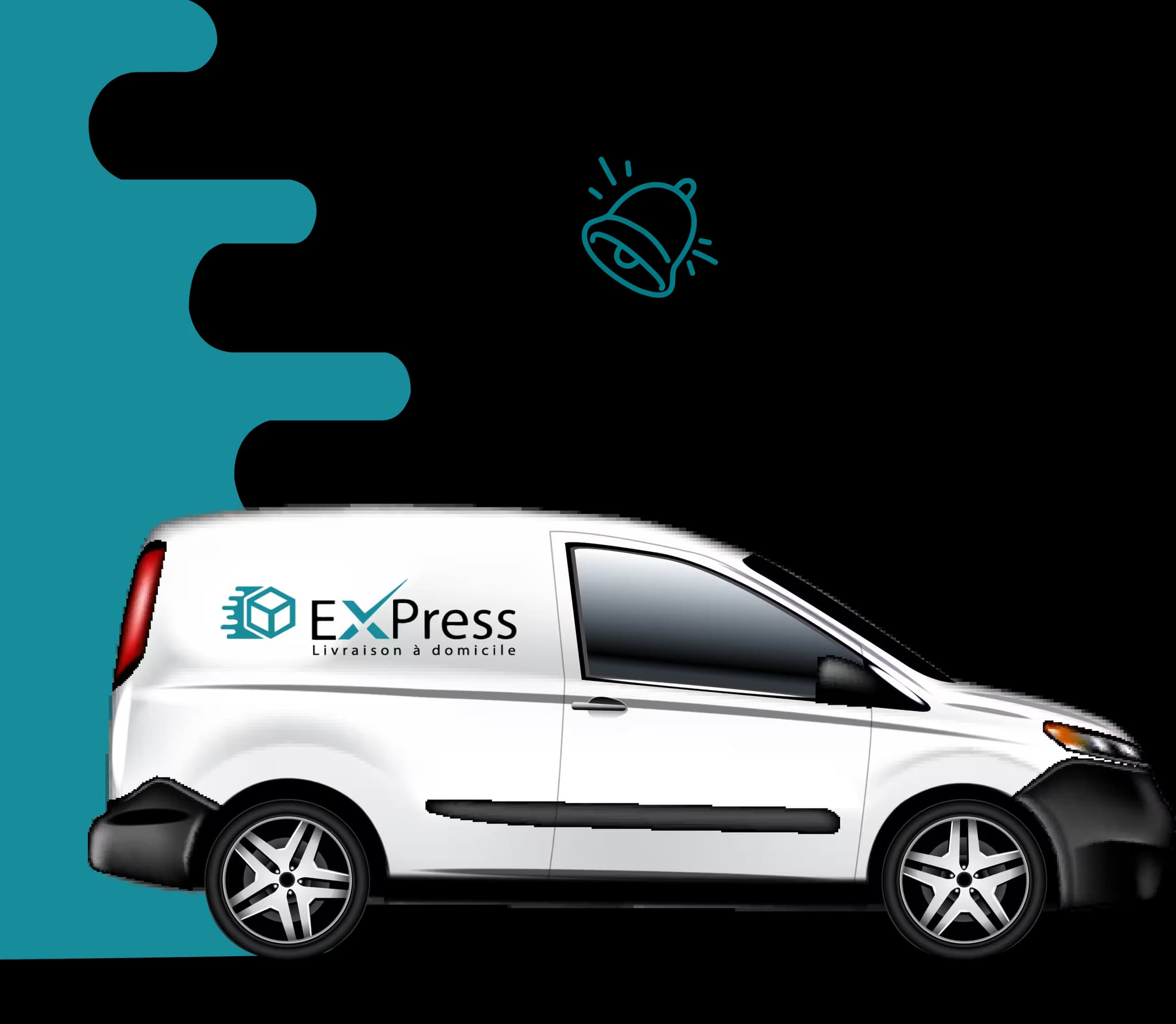 Delivery service illustration